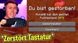 VERSUCHE NICHT AUSZURASTEN CHALLENGE in Minecraft (mit iCrimax)