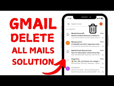 Gmail app par message ko delete kaise kare | How to delete gmail message in mobile phones