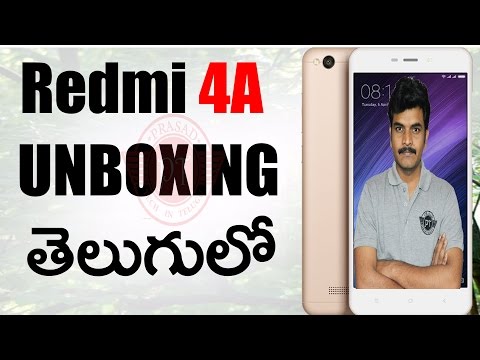 (ENGLISH) Xiaomi redmi 4A unboxing & initial impressions ll in telugu ll by prasad ll