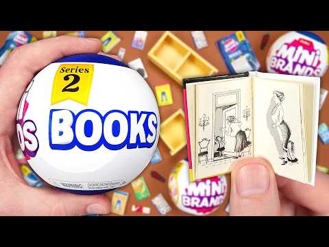 Opening And Reviewing The Mini Brands Books Series 2