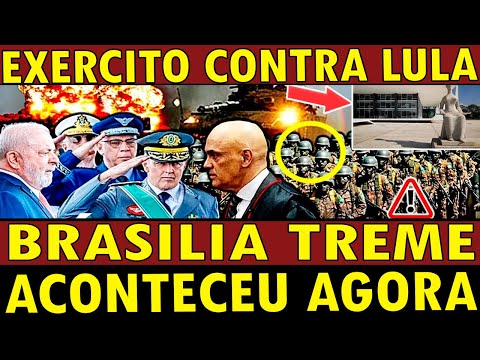 URGENTE! EXÉRCITO REAGE CONTRA LULA! CORRE EM BRASÍLIA APÓS TENSÃO COM COMANDANTE!