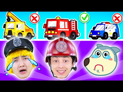 Where Is My Siren Song! 🚒 🚓 🚑 Police Car Songs | Nursery Rhymes & Kids Songs #kids