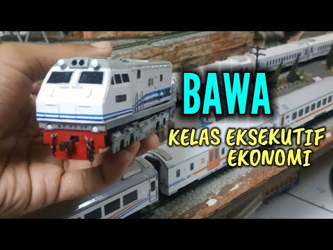 Kereta kelas ekonomi dan eksekutif skala HO