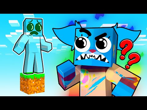 INVISIBLE Slime on a JOY INFECTION Block in Minecraft!