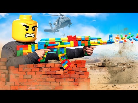I simulated WAR with LEGO Weapons