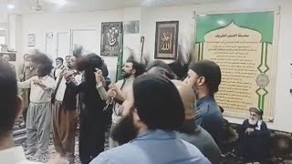 جەنابی حاجی  شیخ محمد قادری طالبانی/نجار و برایانی خۆشەویست  لە تکیەی سید شیخ آصف کسنزانی . سلێمانی