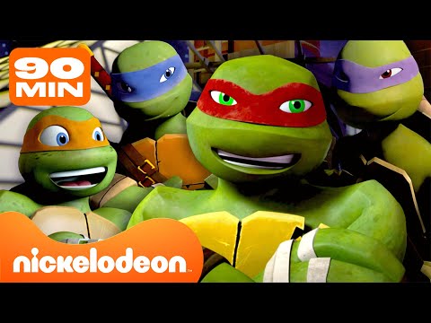 Tartarugas Ninja | 90 MINUTOS de Raphael Sendo o IRMÃO DO MEIO! | Nickelodeon em Português