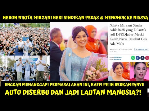 HEBOH NIKITA MIRZANI BERI SINDIR PEDAS KE KELUARGA RANS, SALUT SIKAP RAFFI YG PILIH LAKUKAN INI?!