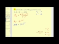 Geometric Series Concepts and Calculations