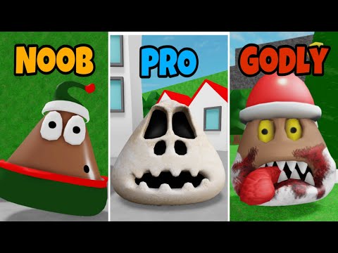 POU MORPH EDISI NATAL !! ADA SANTA POU 💩 |Roblox