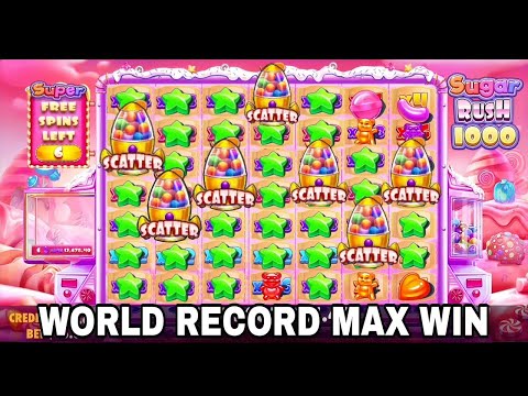 SLOT OYUNLARI ⚡ SUGAR RUSH 1000 KASA FENA PATLADI | #slot #sugarrush #sugarrushpragmatic