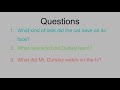 Understanding Literal Questions and Reading Strategies