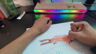 Draw and color a crocodile 1
