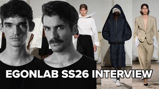 EgonLab SS26 Interview With Kévin Nompeix and Florentin Glémarec