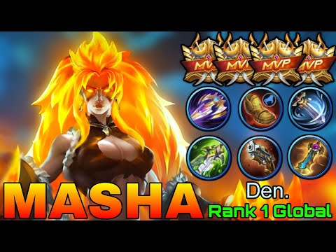 Jungler Masha ft Top Global Johnson - Top 1 Global Masha by Den. - Mobile Legends