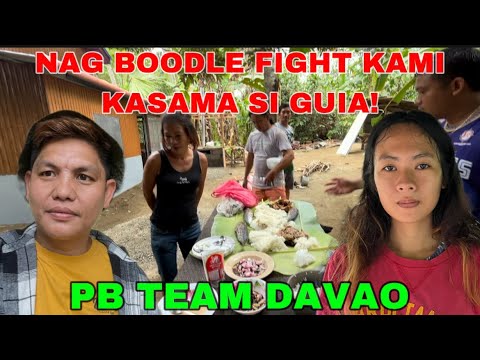 GRABE! ANG SAYA NAG BOODLE FIGHT KAMI KASAMA SI GUIA!