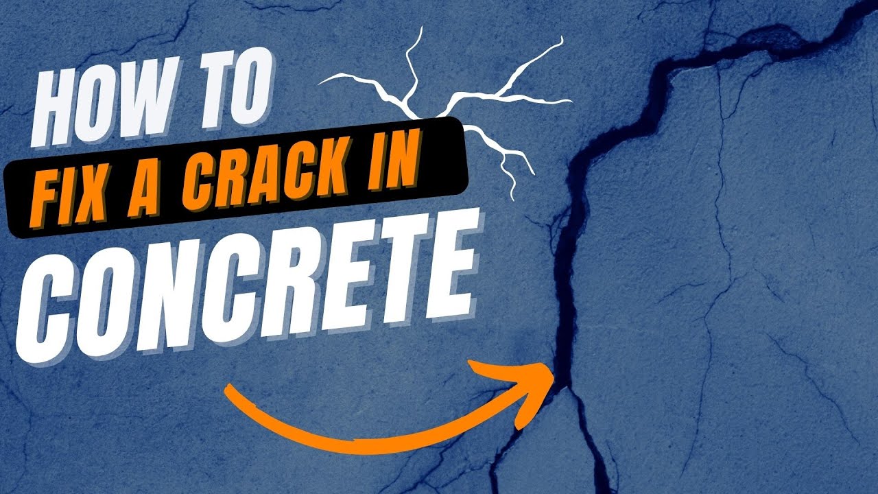 How to Fix a Crack in Concrete