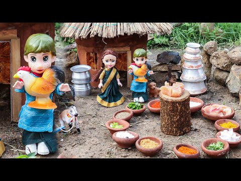 Miniature Mutton Curry Cooking | Tiny Cooking | Mini Food Cooking