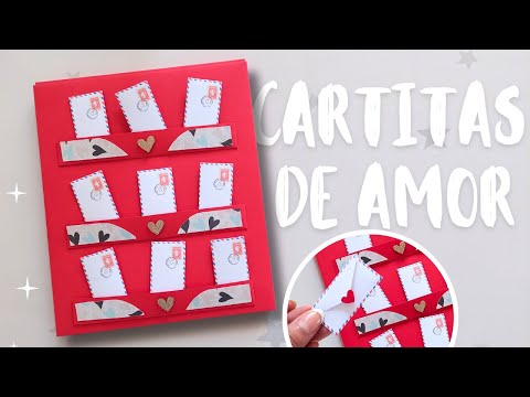 DIY ♡ CARTITAS DE AMOR ♡ Regalo para mi novio de San Valentín | Erandy Demir