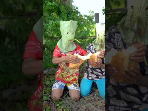 Survival Skills: SIMPLE But USEFUL In Forest Eating Snack #survival #camping #forest #bushcraft