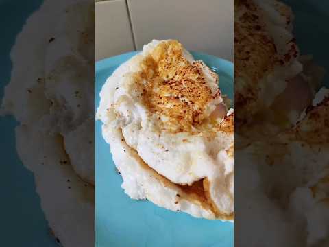egg magic series - fluffy n frothy omelette #shortsvideo