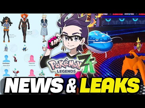POKEMON NEWS & LEAKS! GEN 10 LEGENDARIES & LEGENDS ZA NEW CHARACTERS & MEGAS LEAKS