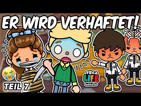 👮🏻‍♂️ DER BÖSE STIEFVATER BEKOMMT SEINE STRAFE 🚨TEIL 7 🩷SPANNENE DEUTSCHE TOCA BOCA STORY #tocaboca