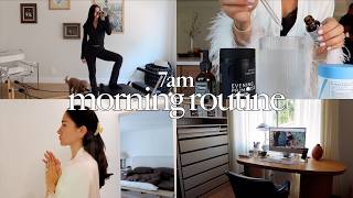 Summer morning routine ♡ pilates, slow peaceful habits, skincare, productive rituals, manifesting