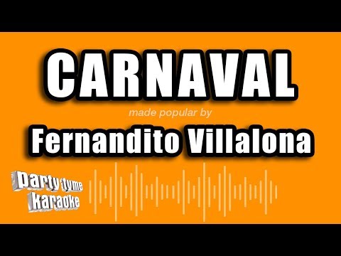 Fernandito Villalona – Carnaval (Versión Karaoke)