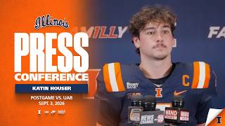 Illinois Football | QB Katin Houser Postgame vs. UAB 9/3/26