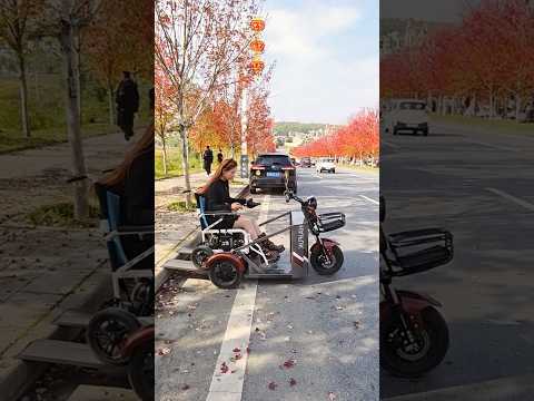 The ultimate mobility scooter cart for disabled people #scootercar #foldingscooter #wheelchair