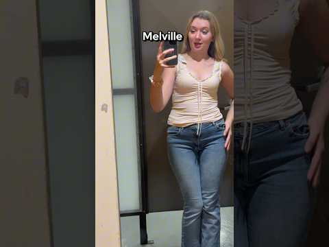 Realistic trying on Brandy Melville!