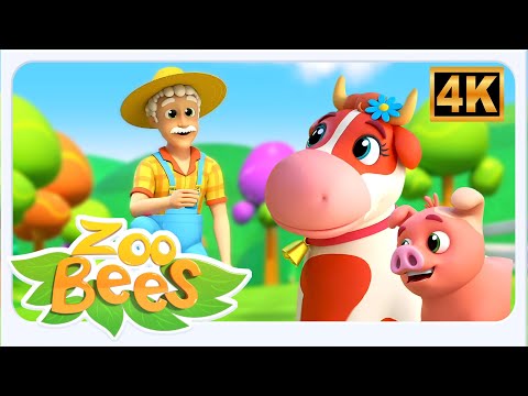 Zoobees - El Viejo Granjero Joe Tenía una Granja | Canción Infantil de Animales para Niños