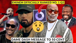 Eminem Officially Ranked No. 1 Hip-hop Artist By Luminate Q2, 50 Cent & Camron Message From Dame
