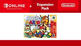 Paper Mario coming to Nintendo Switch Online next week