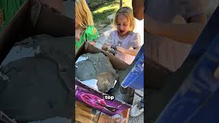 He Poured Cement On A Lamp And This Happened