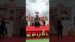 Vande Mataram ✨| 9th Earth Class Pyramid | Republic Day | Shree Swaminarayan Gurukul Bangalore