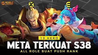 10 HERO META PUSH RANK TERKUAT SEASON 38 - Prediksi Meta Hero Terbaik MLBB