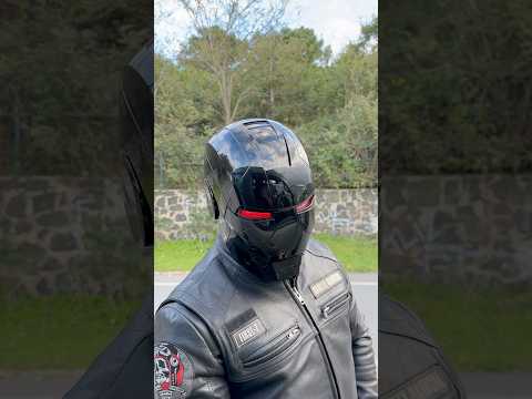 Cihan Gün making new videos with his #ironman #helmet #harleydavidson #acdc