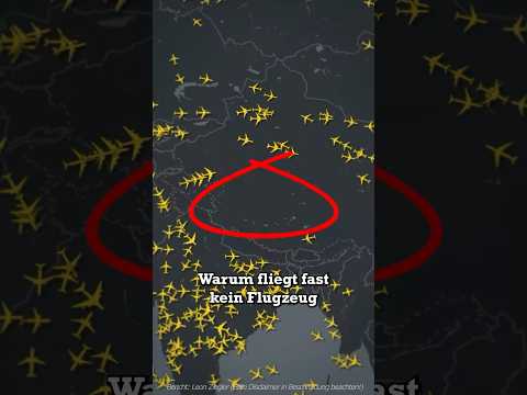 Warum fliegen Flugzeuge nicht über Tibet?✈️🚫