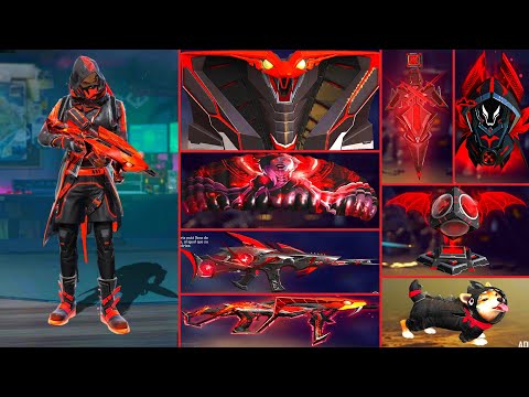🎱🔴SOLO PUEDO USAR COSAS ROJAS Y NEGRAS🔴🎱 - FREE FIRE | Reto DOS colores en free fire | Épico