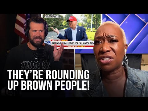 Joy Reid Posts SH*T Take on Alligator Alcatraz in Front of SH*T Green Screen