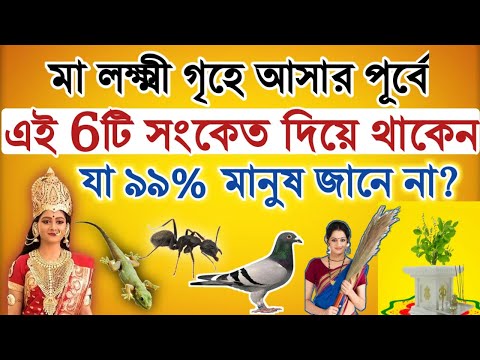 এই 7টি সংকেত পেলে জানবেন খুব শীঘ্রই মা লক্ষ্মী আপনার গৃহে আসতে চলেছে | Sign of Good Fortune