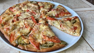 🍕 Роскошная Пицца на Скорую руку. Идеальное тесто, которое не черствеет!