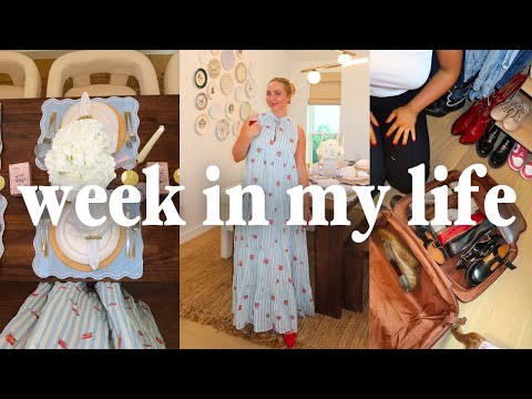 WEEK IN MY LIFE 🏡👩🏼‍🍳 my longest run yet, hosting a dinner party and pack for london with me!