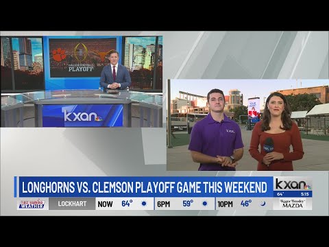 KXAN's Avery Travis and Noah Gross talk first home playoff game for Longhorns