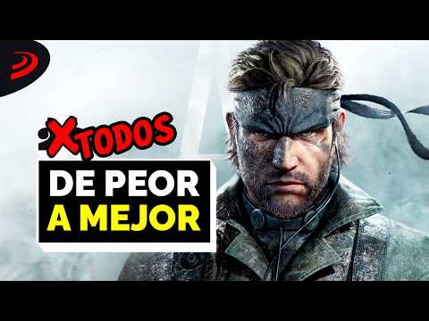 Todos los METAL GEAR ordenados de PEOR a MEJOR