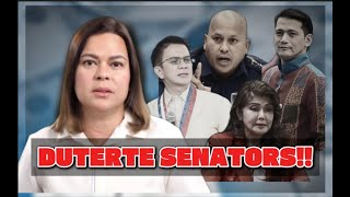 SENADOR ng mga DUTERTE at hindi ng Pilipino ang mga nasa 19th CONGRESS!!