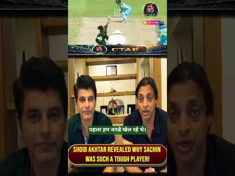 Shoib Akhtar Revealed Why Sachin Tendulkar Was Such A Tough Player? | #ytcricketshorts #cricket