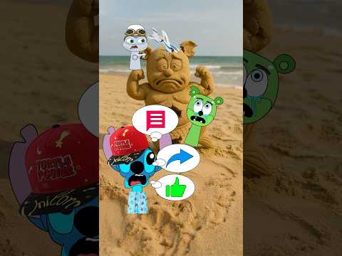 Who destroyed the sand statue? Gummy Bear Incredibox Sprunki #sprunki #incredibox #incrediboxsprunki